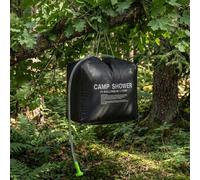 Sac de douche de camping solaire de 40 L avec crochet de suspension et pomme de douche, système de chauffage d'eau portable alimenté par la lumière du soleil, douche de voyage pliable avec tuyau de 68