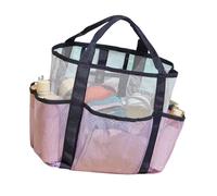 Sac de douche double couche pour la plage, les toilettes, les voyages, la gym, le collège, les dortoirs, la salle de bain, la natation, violet, Beauté de masse