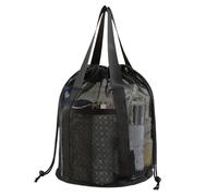 Sac de Douche en Maille,Sac Organisateur à Cordon avec Forme de Seau | Organisateur Étanche pour Voyage Camping Piscine Salle de Bain