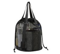 Sac de Douche Filet Étanche, Pochette Étanche Plage Portable, Organisateur de Toilette Compact à Mailles, Caddie de Bain à Séchage Rapide pour Voyage, Dortoir et Été