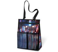 Sac de douche portable à suspendre sur le thème du bowling pour voyage, gym, camping, plage, salle de bain, dortoir