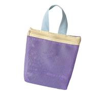 Sac de douche portable en maille à suspendre avec fermeture éclair pour voyage, gym, camping, natation, bain, violet, Beauté de masse