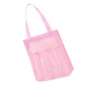 Sac de douche portable en maille pour plage, gym, voyage, organiseurs de rangement ventilés avec crochet de suspension Panier de douche portable, b, Taille unique