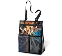 Sac de douche portable pour guitare électrique Lightnings - Sac de douche à suspendre pour voyage, gym, camping, plage, salle de bain, dortoir