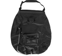 sac de douche solaire 20L avec poignée Sac de douche portable avec chauffage solaire et thermomètre dorsal pour l'extérieur, le camping et la randonnée, la plage, noir