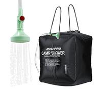 Sac de douche solaire 40 litres camping, température 45 °C randonnée, escalade