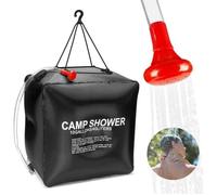 Sac de Douche Solaire - 40L - Portable - Pliable - Tête de douche avancée