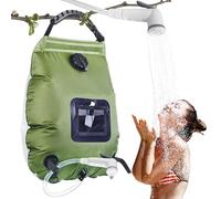 Sac de Douche Solaire Camping,20L Douche de Voyage avec Pomme de Douche,Solaire Sac de Douche,Pliant Extérieur pour Douche,Température 45 °C avec Commutable Tête de Douche,pour Randonnée Escalade
