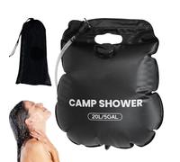 Sac de douche solaire - Douche de camping 20 L avec tuyau chauffe-eau porta