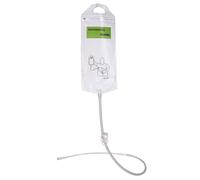 Sac de drenchage transparent avec sonde et fermeture éclair Kerbl Blanc 2,5 L