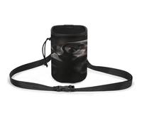 Sac de dressage léger pour animal de compagnie, imprimé labrador noir, sac de dressage polyvalent, accessoire élégant idéal pour promener le chien