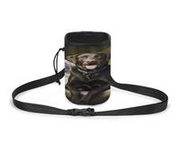 Sac de dressage léger pour animal de compagnie, imprimé labrador, sac de dressage polyvalent, accessoire élégant idéal pour promener le chien