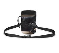 Sac de dressage léger pour animal domestique - Imprimé carlin noir - Polyvalent - Accessoire élégant pour promener votre chien
