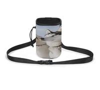 Sac de dressage léger pour animaux de compagnie, imprimé husky, sac de dressage polyvalent pour animaux de compagnie, accessoire élégant idéal pour promener le chien