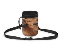 Sac de dressage léger pour animaux de compagnie, imprimé teckel à poils longs, sac de dressage polyvalent pour animaux de compagnie, accessoire élégant idéal pour promener le chien