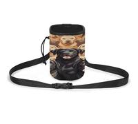 Sac de dressage léger pour animaux de compagnie, motif labrador retriever, sac de dressage polyvalent pour animaux de compagnie, accessoires élégants pour promener le chien