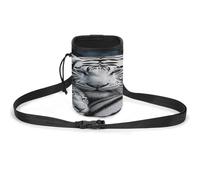 Sac de dressage polyvalent pour animal domestique - Imprimé tigre blanc - Accessoire élégant et polyvalent - Sac de transport léger pour chien