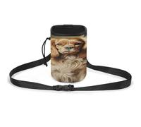 Sac de dressage polyvalent pour animaux de compagnie, imprimé cocker, léger, sac de dressage portable, idéal pour promener le chien