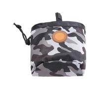 Sac de dressage pour chien, chiot, boîte à goûter, meilleur distributeur de jouets de randonnée, accessoires de longe pour chien (noir, taille unique)