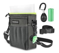 Sac de Dressage pour Chien, Pochettes à Friandises de Nourriture Traiter, Poches de Formation d'animal avec Clip Ceinture Ajustable, Clicker de Dressage pour Chien, Sac à goûter en Silicone