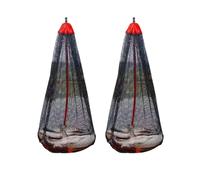 Sac de Filet de Pêche Pliable, Filet de Pêche Épais, Petite Maille à L'Embouchure, Fond Plat, Rangement de Protection, 3 Mètres de Long