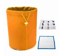 Sac De Filtration À Bulles Multicolores En Microns,Sachet De Filtration À Herbes + Tamis À Pression Libre,Filtre À Résidus Végétaux,5 Gallons,1 Pièce -Orange