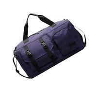 Sac de fitness de voyage de grande capacité avec compartiment à chaussures pour adulte, violet, Beauté de masse