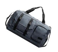 Sac de fitness de voyage pour la nuit, la gym, le week-end, l'hôpital, le sport, la natation simple pour les voyages, la gym, l'entraînement physique de grande capacité avec compartiment à chaussures