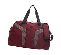 Sac de fitness portable de voyage sec et humide Bagages de grande capacité d'entraînement Week-enders Sport Gym Grande capacité Voyage Formation Séparation sèche humide Fitness, Rouge, Beauté de masse