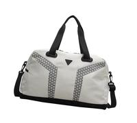 Sac de fitness portable de voyage sec et humide Bagages de grande capacité d'entraînement Week-enders Sport Gym Grande capacité Voyage Formation Séparation sèche humide Fitness, blanc, Beauté de masse
