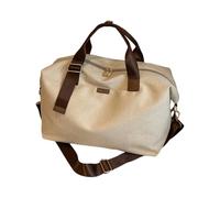 Sac de fitness pour les voyages avec séparation sèche et humide Grande capacité Entraînement Weekender Sport Voyage Voyage Weekender Fitness Gym Sport pour la vie quotidienne, beige, Mass Beauty