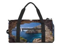 Sac de fitness, sac de gym avec compartiment à chaussures, style moderne, motif arche en Espagne, sac de sport, voyage, fitness, sac de gym essentiel, sac de gym avec compartiment à chaussures, style