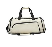 Sac de fitness, sac de gym, sac de voyage, sac à dos décontracté, sac de sport, sac de voyage d'affaires, sac à bandoulière, grande capacité, sac de nuit, Blanc, grande taille, Length 56cm