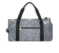 Sac de fitness, sac de sport réutilisable avec compartiment à chaussures, style unique, imprimé de questions mathématiques, sac de sport, voyage, fitness, Style :, Taille unique