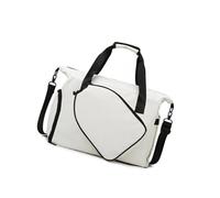 Sac de fitness spacieux avec rangement de chaussures dédié et ergonomique, beige, Mass Beauty