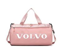 Sac de Fitness Vo-LV.o, Imperméable aux Rayures et à l'abrasion, pour Gym Sport Voyages(Pink)