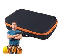 Sac de forage électrique portable - Mallette de forage électrique, poignée portable pour boîtes à outils | pièces de grande capacité, fermeture éclair antichoc pour le matériel d'organisation de