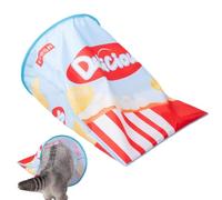 Sac de forage interactif pour chat en papier froissé - Jouet de poche pour chat avec balle en peluche - Kitten Funny Playing Games Supplies Pet Tunnel Crinkle Sack Bag pour chat