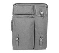 Sac de Fournitures d'art Multifonctions, Sac de Transport Léger et étanche pour Outils de Croquis pour Artistes, adapté aux Planches à Dessin 4K (Gray)