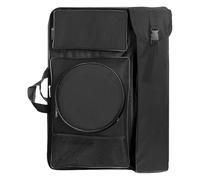 Sac de fournitures de dessin | Sac à dos Black Art de grande capacité | Rangement d'œuvres d'art portable pour les voyages | Organisateur de kit de croquis et de dessin idéal pour les artistes,