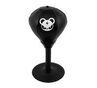 Sac de Frappe Amusant, Petit Sac de Boxe d'entraînement de Bureau, Sac de Boxe à Ventouse, Sac de Boxe de Table de Relaxation pour, Adultes, Famille, intérieur, Table (1 pièce), Noir