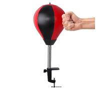 Sac de frappe de bureau - Anti-stress avec pince de bureau | Balle de frappe de bureau pour table et comptoir | Sac de table équipement de boxe avec clip en métal robuste