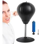 Sac de frappe de bureau - Anti-stress - Ballon de boxe à ventouse | Sac de frappe de bureau en PU, ballon de boxe réglable avec forte aspiration, balle de boxe murale lourde pour exercices à la maison