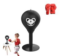 Sac de frappe de bureau - Balle de boxe de table à ventouse | Équipement d'entraînement épais robuste pour soulager le stress pour la maison, le bureau, le bureau avec support à ventouses puissantes