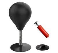 Sac de Frappe de Bureau pour Enfants et Adultes, Balle Boxe à Forte résilience avec Support en PU, Sac Frappe pour la Pratique l'entraînement, Le soulagement du Stress, décoration la mais