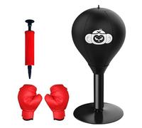 Sac de Frappe de Bureau - Punching Ball avec Ventouses - Mini Kit pour Adultes