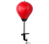 Sac de frappe de bureau Stress Buster - Sac de frappe Speed Ball | Sac de frappe avec pince de bureau, balles de vitesse de boxe de bureau, équipement de boxe avec clip en métal résistant