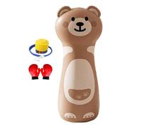 Sac de Frappe Dessin Animé Mignon - Professionnel Premium Enfant Boxe Statuette Ensemble Heavy Duty Exercer Karaté Garçons Filles Adolescent Fille Maison Gym Indoor Entraînement Fitness