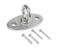 Sac de frappe en acier inoxydable pour chaises suspendues en béton - Œillet de suspension à vis robuste de qualité 304 avec bois et ancrages de balançoire (1 pièce)