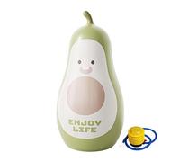 Sac De Frappe Gonflable Enfant - Punching Ball 65 cm Motif Fruit, Équipement Sport Jeu Actif avec Pompe Incluse, Entraînement Coordination Force Motricité, Structure Sécurisée Durable Léger Po